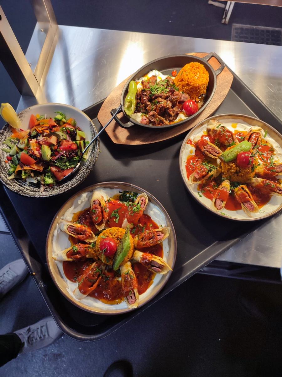 A spread of mezze, salads and slow-cooked dishes